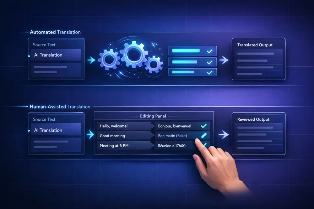 AI-assisted translation vs. machine translation: what's the real difference?