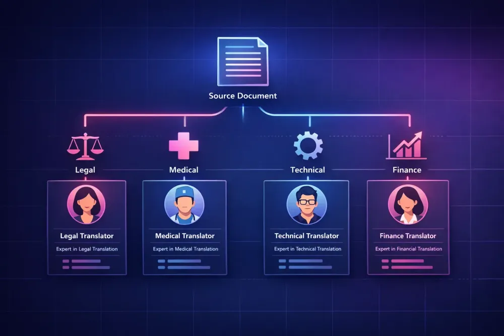 Domain specialization in translation: how to match the right translator to the right project