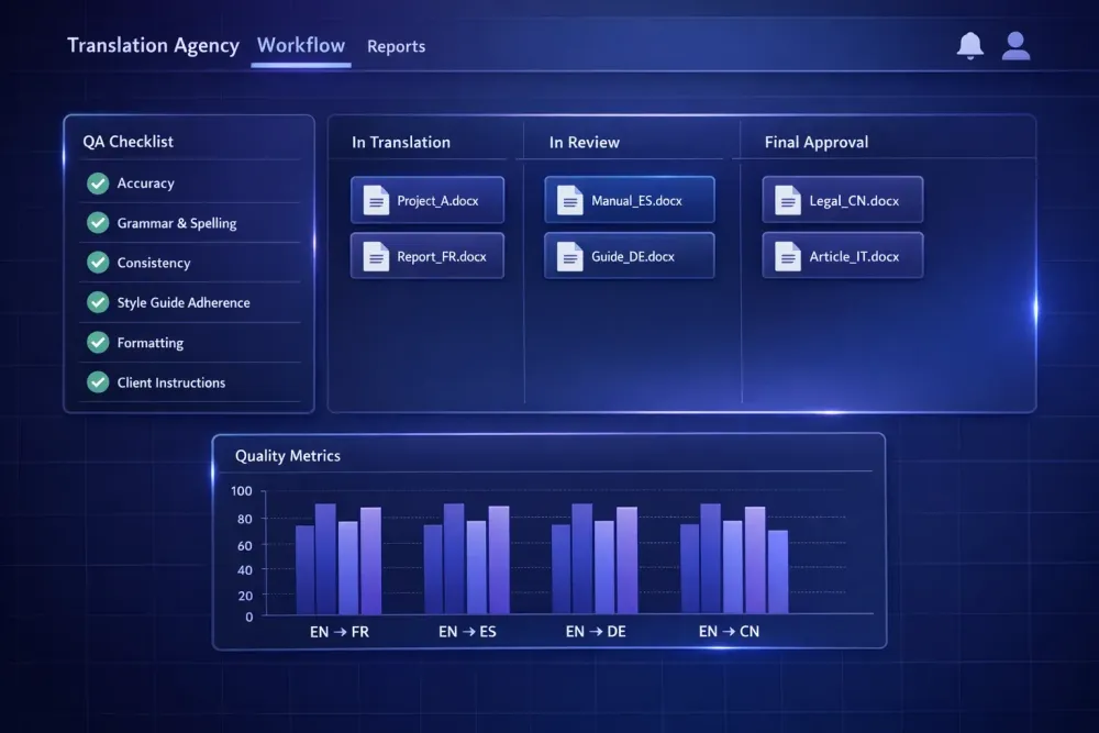 How to standardize quality control across your translation agency
