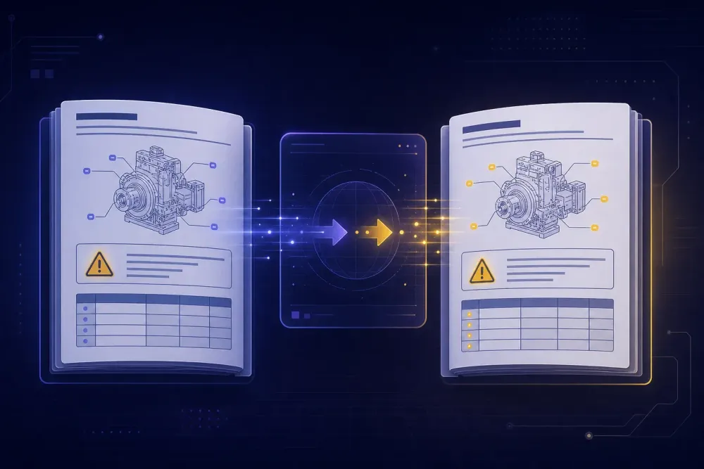 How to Translate a Technical Manual and Keep Every Table, Warning, and Diagram Label in Place