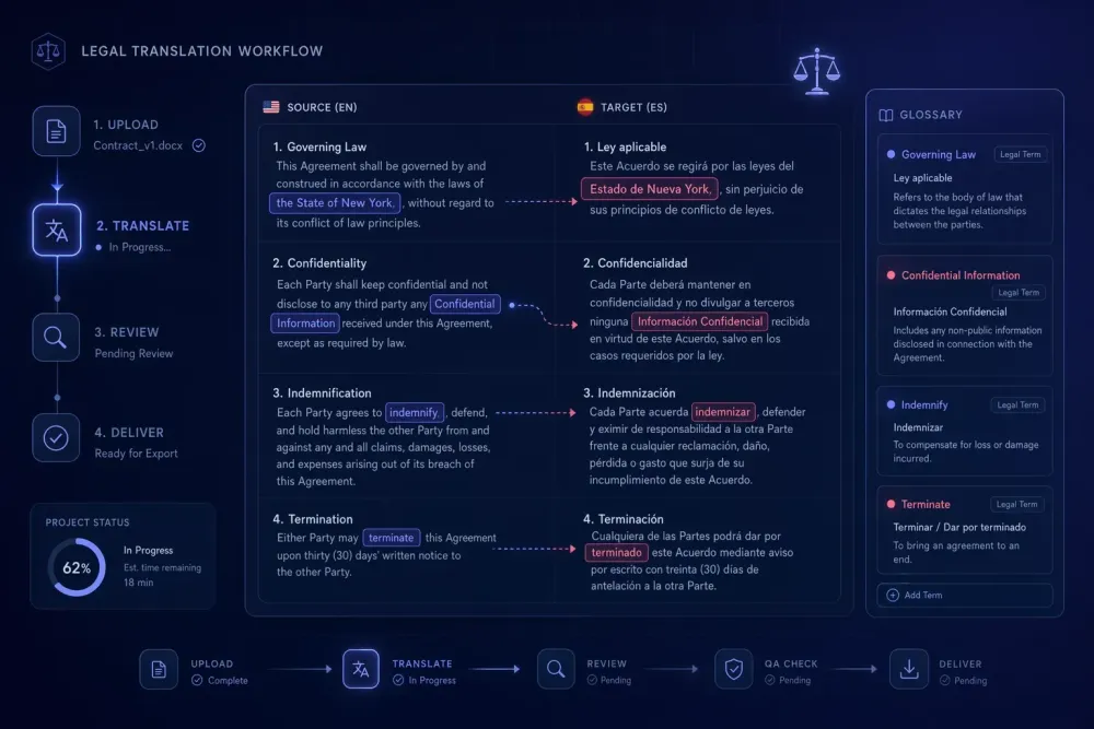 Legal translation: how to maintain accuracy when the stakes are high
