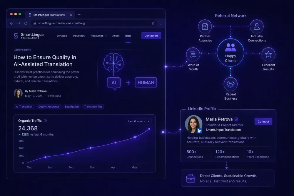 Translation Agency Marketing: How to Get More Direct Clients Without Relying on Platforms